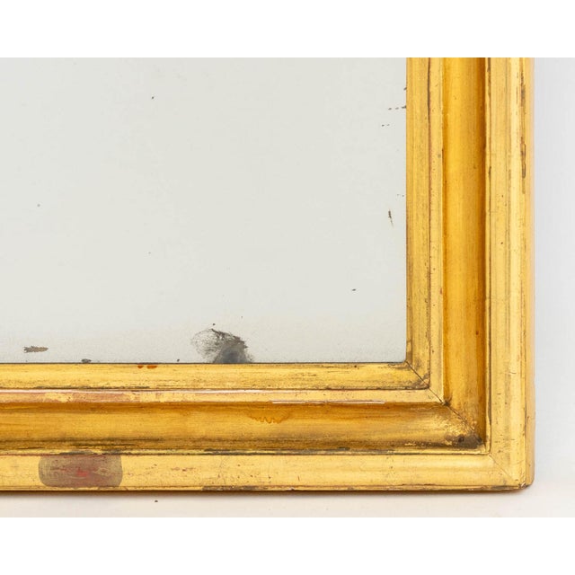 Rectangular Giltwood Framed Mirror For Sale - Image 4 of 6