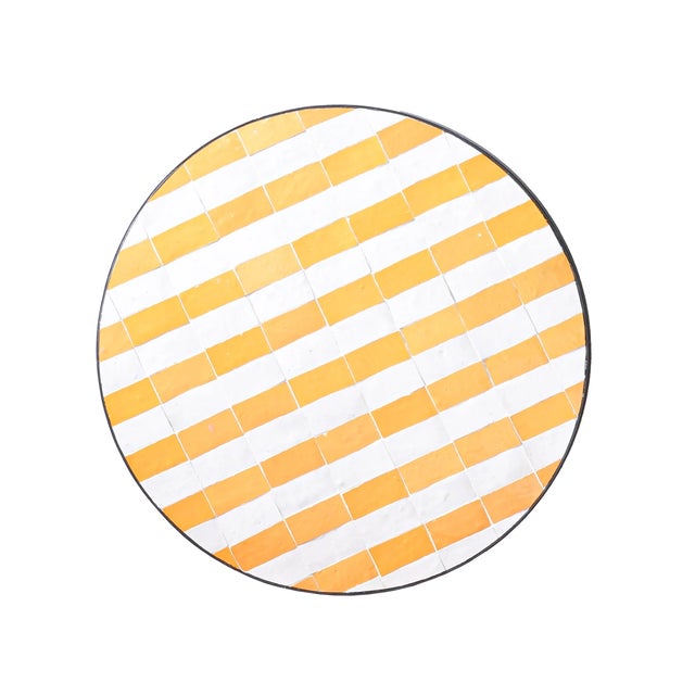 New special order item. Not vintage. Crafted in Morocco's famed region for pottery, the centuries-old Zellige tile...