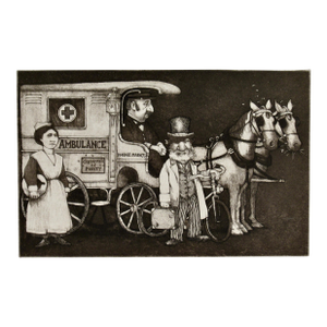 Charles Bragg Not For Sale C. 1980 Reproduction Print