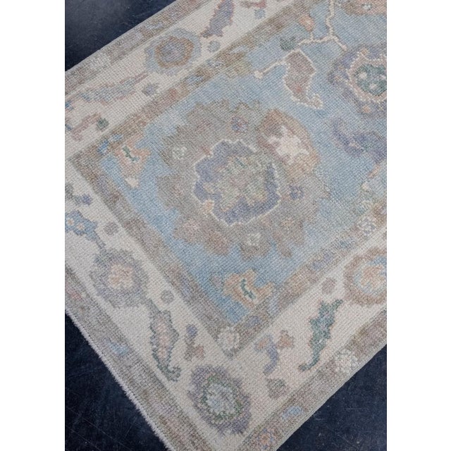 Turkish Turkish Oushak Rug 3' x 5'8" For Sale - Image 3 of 8