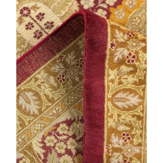 Mogul, One-of-a-Kind Hand-Knotted Area Rug in Purple, 8' 1" x 10' 1" For Sale In New York - Image 6 of 8