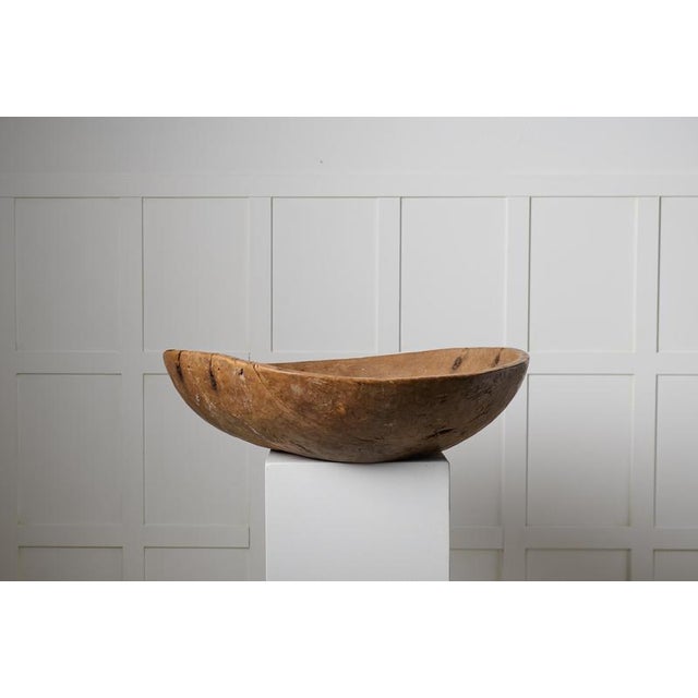 Large Northern Swedish Wooden Bowl in Birch Root, Mid-1700s For Sale - Image 5 of 11