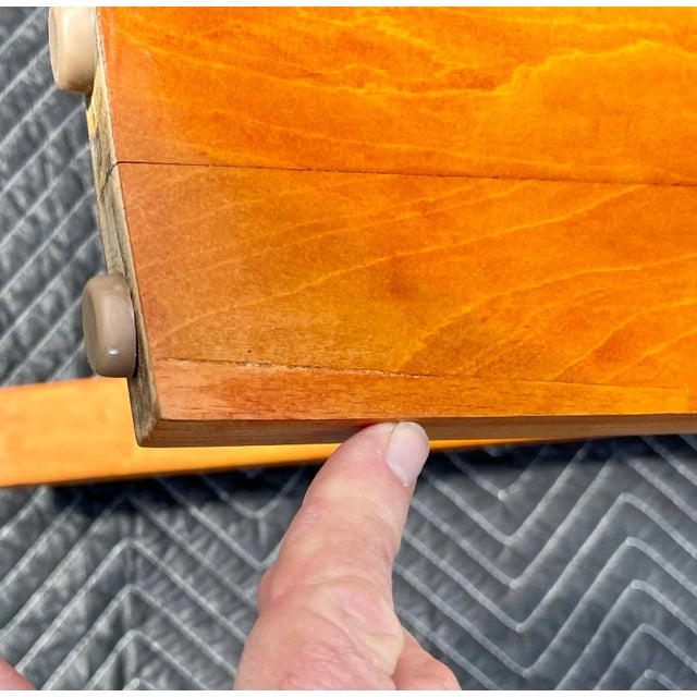 Thonet Mid Century Modern Bent Plywood Arm Chairs - Set of 4 For Sale - Image 11 of 12