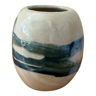 Original Studio Pottery Vase For Sale