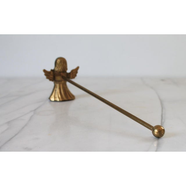 Vintage Brass Angel Candle Snuffer For Sale In Milwaukee - Image 6 of 8