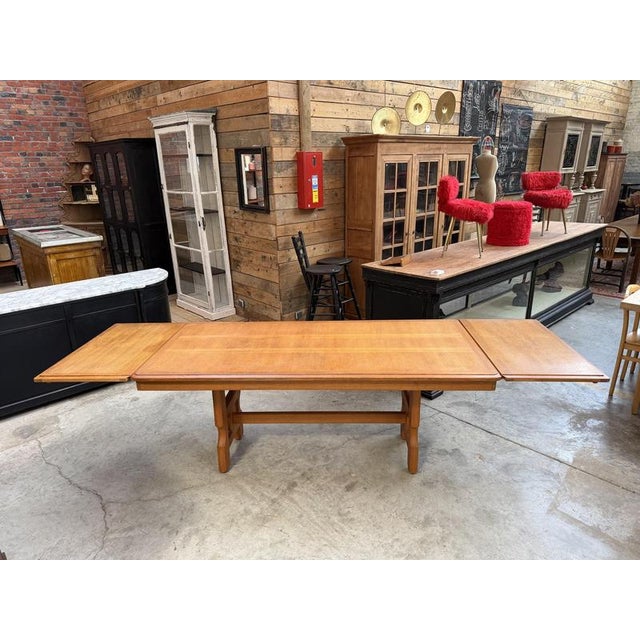 Extendable Table by Guillerme and Chambron for Votre Maison, 1970s For Sale - Image 11 of 18