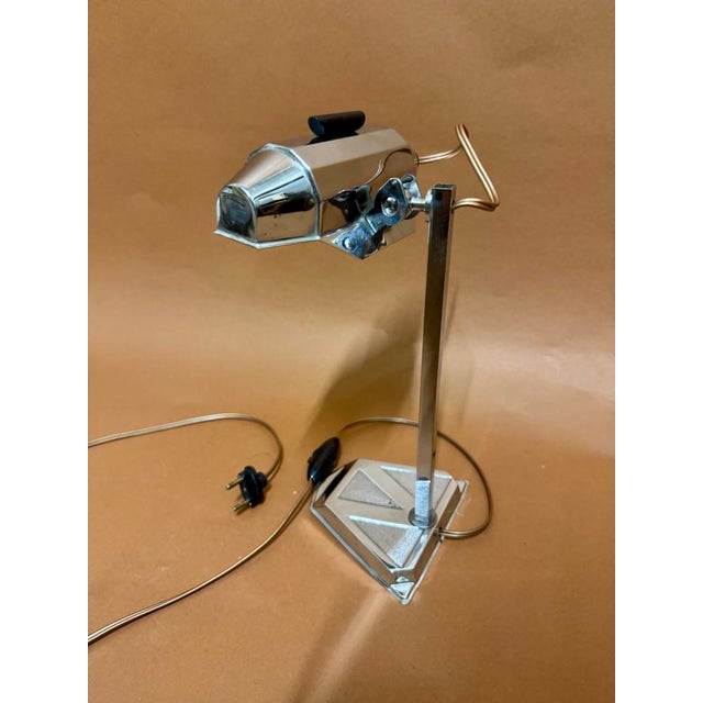 Vintage Art Deco Table Lamp in Bronze, 1920s For Sale - Image 4 of 12