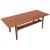 Danish Teak Mid-Century Modern Rectangular Coffee Table with Cane Shelf For Sale - Image 13 of 13