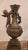 Art Nouveau Pair of 1900s Bronze Cherub Ornamental Vases For Sale - Image 3 of 8