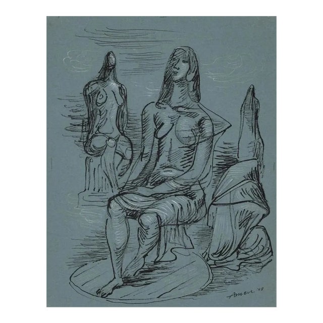 1948 Irving Amen Spectral Figures Number 5 For Sale