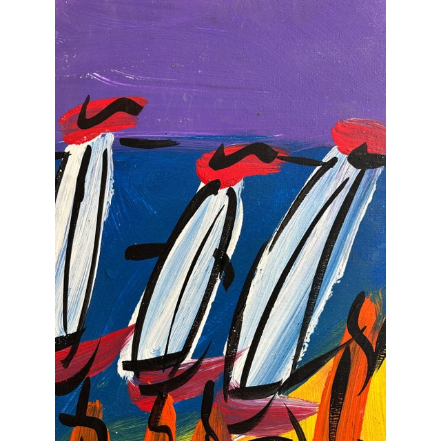 Peter Keil Original Peter Keil Painting - Sailboats For Sale - Image 4 of 10