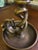 Vintage Brass Serpent Candlestick Holders – Mid‑Century Decorative Brass For Sale - Image 4 of 7