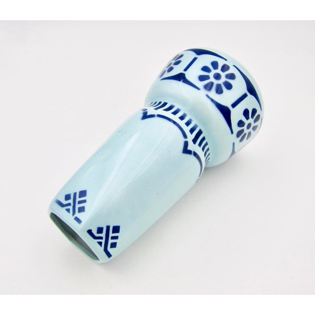 1900 - 1909 Antique Art Nouveau Vase From Rorstrand of Sweden For Sale - Image 5 of 10