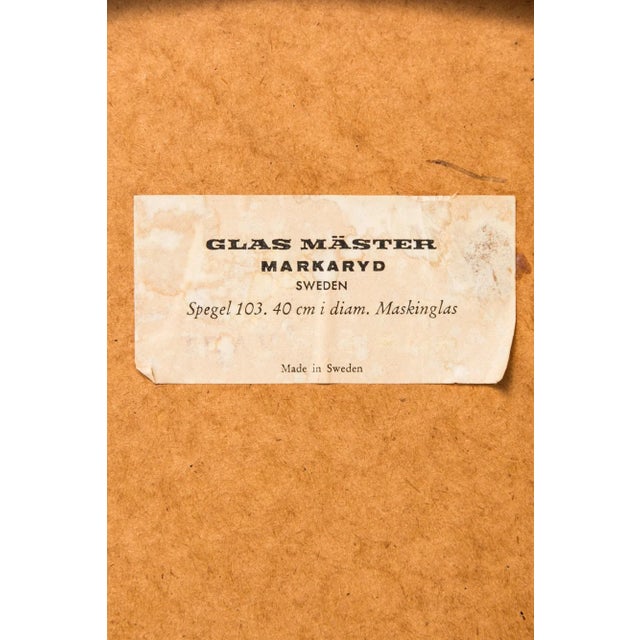 Swedish Vintage Mirror, 1950s For Sale - Image 4 of 5