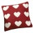 (1) 18”x18” New With Tags Pottery Barn Red Heart Jacquard Knit Pillow Cover For Sale