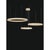 Metal Collection Cerchi Di Luce Chandelier in Metal and Crystal by Jago For Sale - Image 7 of 8