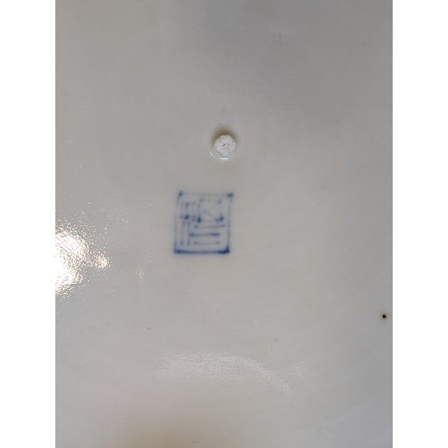 A Large Antique Imari Porcelain "Seven Sages" Plate (12 Inch) For Sale In Dallas - Image 6 of 8