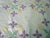 Tulip Wreath Floral Patchwork Quilt Pastel Yellows Purples Greens Appliqué No Holes 1940's For Sale - Image 12 of 16