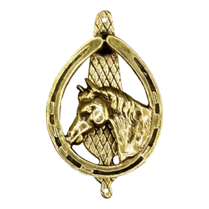 1930's English Brass Equestrian Door Knocker