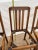 Antique Chairs Set of Four, Barley Twist Legs, Solid Oak, Brown Vinyl Seats For Sale - Image 9 of 13