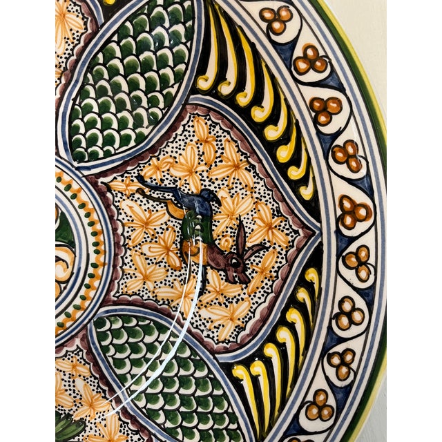 Coimbra Ceramic - Hand Painted Portuguese Plate 6 For Sale - Image 4 of 10