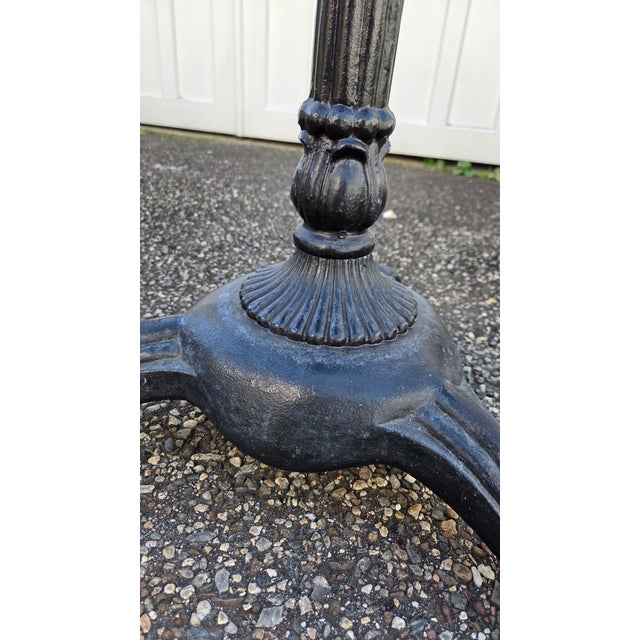 Late 20th Century Neoclassical Revival Cast-Iron Tripod Table Base For Sale - Image 15 of 17