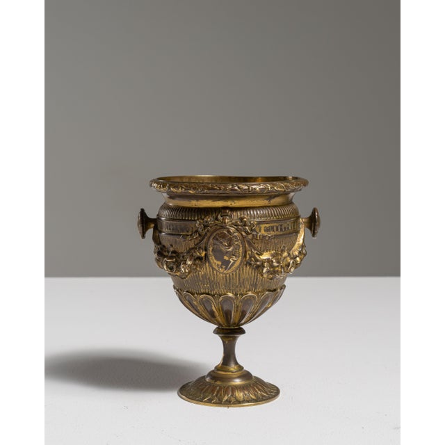 19th Century French Victorian Brass Chalice For Sale - Image 15 of 15