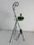 Floor-Standing Ashtray with Magazine Rack in Enameled Wrought Iron, 1950s For Sale - Image 9 of 10