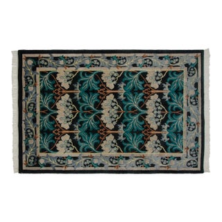 Vintage Indian William Morris Design Carpet - 6' X 8'10" For Sale