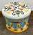 A wonderfully handcrafted garden or interior stool. Hand painted terracotta / ceramic. a compliment to many settings,...