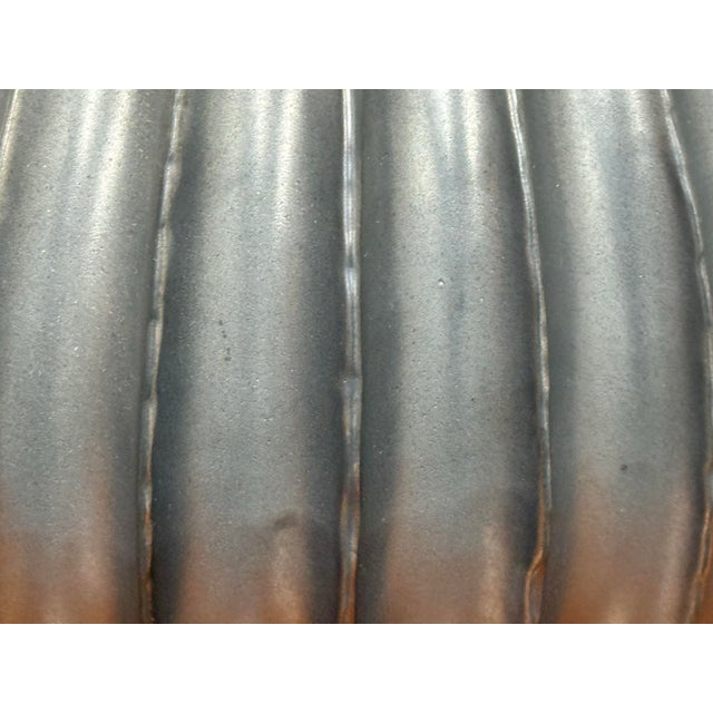 Ceramic Studio a Home for Global Views Ceramic Fluted Vase For Sale - Image 7 of 12