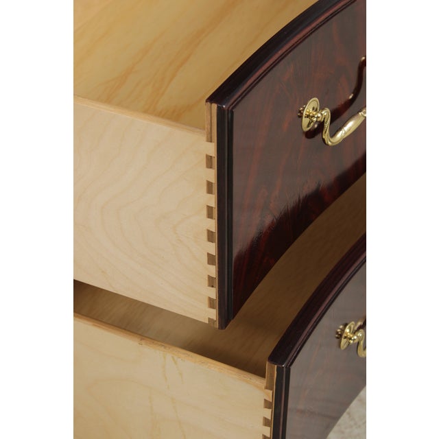 Wood Thomasville Flame Mahogany Armoire Cabinet For Sale - Image 7 of 16