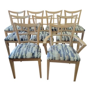 Paul Frankl Mid-Century Modern Dining Chairs - Set 9 Plus 1 For Sale