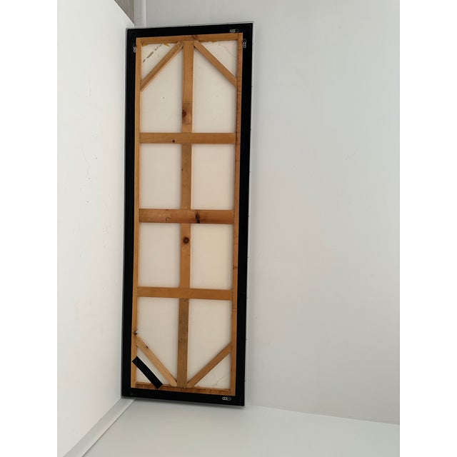 Monumental Framed in Lucite Antique Textile From Afganistan For Sale - Image 9 of 10