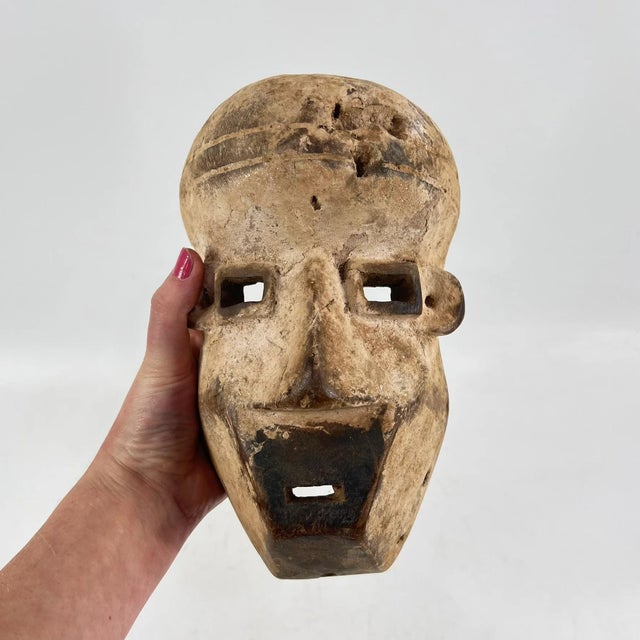 Early 20th Century Early 20th Century Nyanga Wooden Mask For Sale - Image 5 of 8