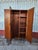 Copper Mid Century Modern Teak Armoire For Sale - Image 8 of 11