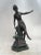 Black Art Nouveau Figure, 1920s, Bronze with Marble Base For Sale - Image 8 of 12