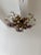 Amethyst Flush Mount Maison Baguès Crystal Amethyst Flowers Leaves Chandelier 6 Lights For Sale - Image 8 of 9