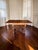 Brown Professionally Refinished 1930s Solid Oak Barley Twist Desk/Table & 2 Matching Chairs Set For Sale - Image 8 of 11