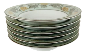 Mid-Century Noritake (5487) Silvine Dessert Bowls S-6