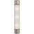 Oxford 24" Bath Sconce in Antique Nickel with Frosted Glass Designer: Chapman & Myers Height: 24" Extension: 4" Backplate:...