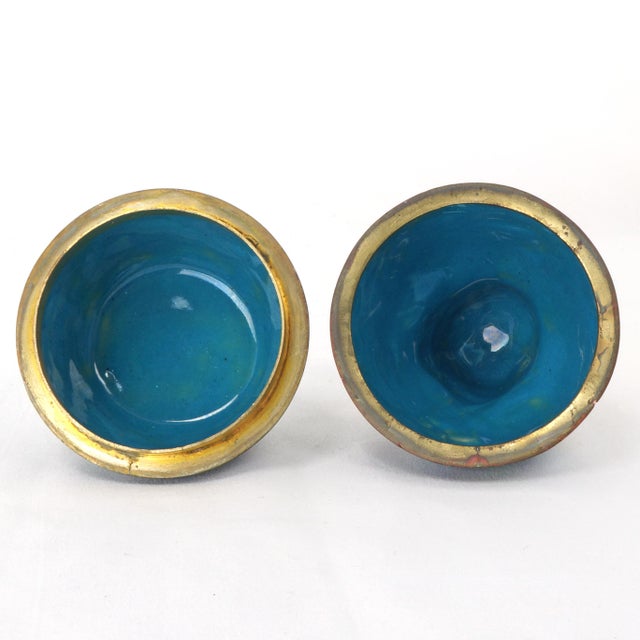 Antique Chinese Yi Xing and Cloisonne Box Circa Late Qing For Sale - Image 9 of 11