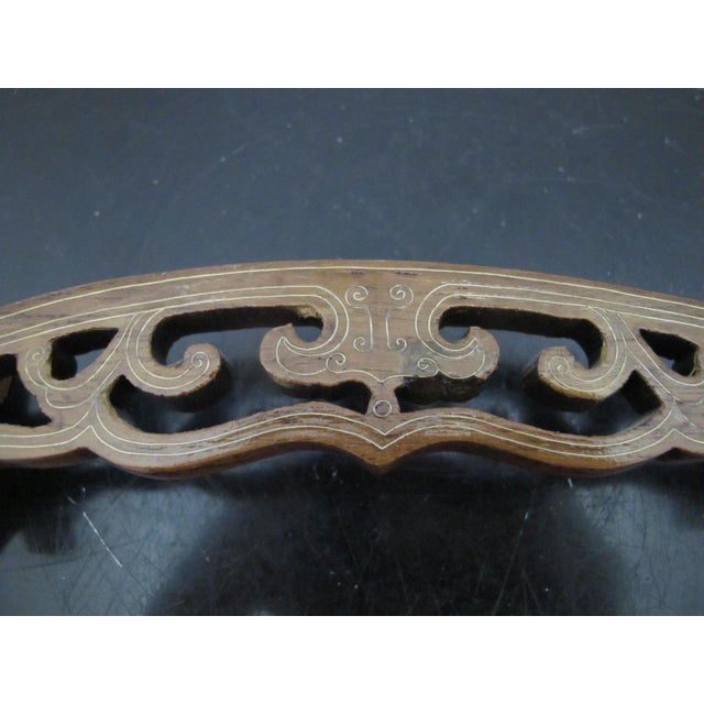 Chinese Carved Jade Ruyi Scepter With 2 Dragons on Custom Stand For Sale - Image 14 of 14