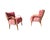 Mid-Century Modern Vintage Mid Century Modern Pair Heywood Wakefield Lounge Pink Velvet Armchairs Restored Art Deco Model M340c For Sale - Image 3 of 12