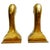 Metal Mid 20th Century Solid Brass Spanish Duck Head Bookends by Sarreid - A Pair For Sale - Image 7 of 8