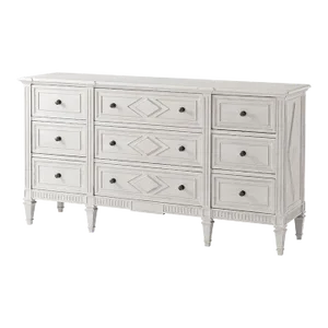 Antiqued Style Painted Dresser