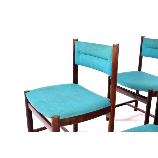Danish Rosewood Dining Chairs, 1960s, Set of 4 For Sale - Image 12 of 15