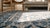 1930s Blue White Floral Antique N. Indian Agra Cotton Carpet 4'6" X 7' Handknotted Rug For Sale In New York - Image 6 of 7