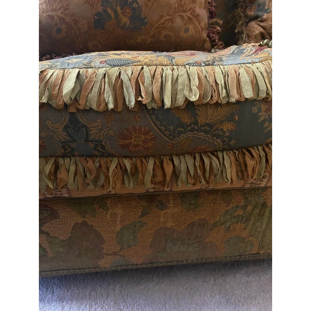 Vintage Exquisite Carol Hicks Bolton and E J Victor Exquisite Sofa With Pillows Excellent Condition For Sale - Image 11 of 18