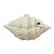 1960’s Vintage White Porcelain Conch Shell Lidded Soup Tureen With Matching Ladle For Sale